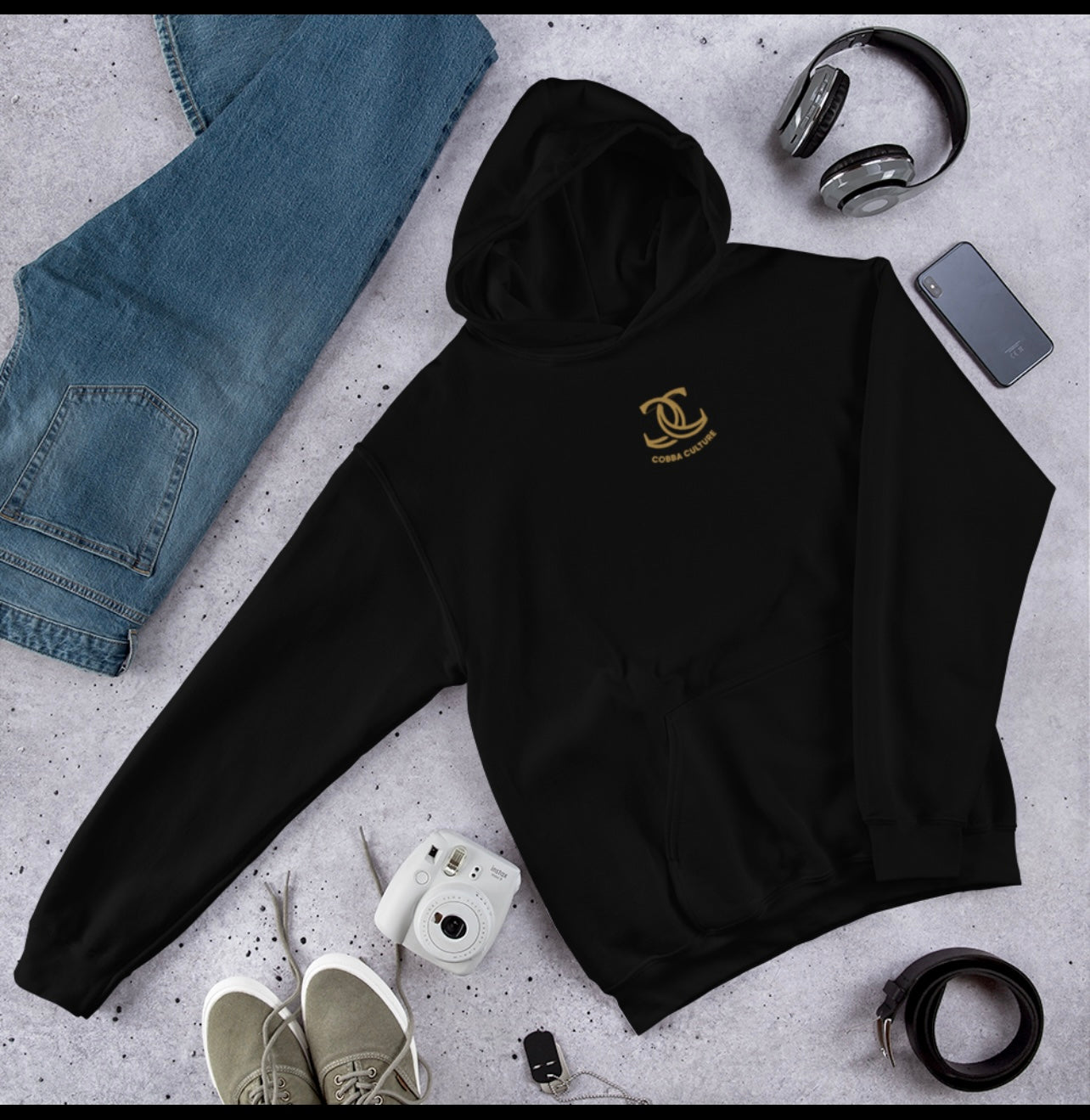 Unisex Embroided Hoodie
